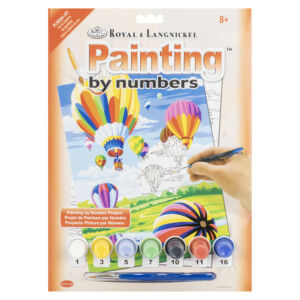 Számozott kifestő - Hőlégballonok