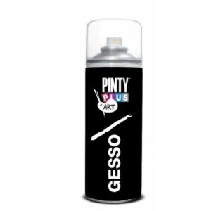PP PLUS ART Gesso alapozó spray 400 ml, FEHÉR