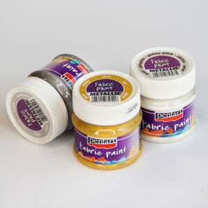 Pentart metálszínű textilfesték többféle színben