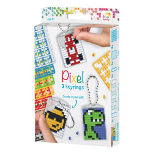 Pixel kulcstartó szett 3 db-os - FIÚS