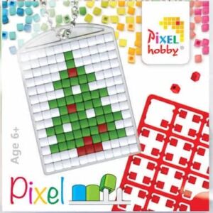 Pixel kulcstartó szett - KARÁCSONYFA