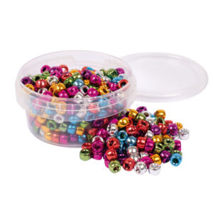 Gyöngykészlet műanyag metál mix