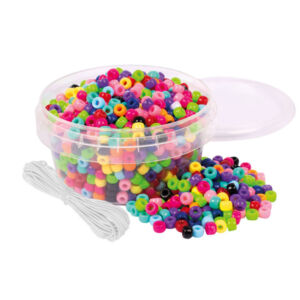 Gyöngykészlet műanyag opak mix