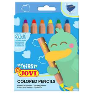 JOVI My First - Első ceruzáim 6db/készlet, hegyezővel