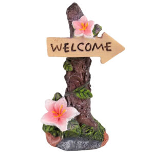 Tündérkert: 'Üdvözöllek' feliratú tábla 10cm