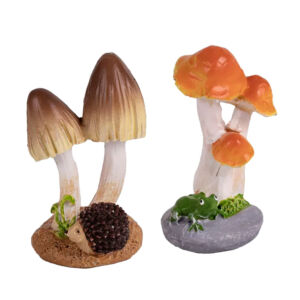 Gombák állatkákkal 2db, 5cm