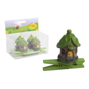 Tündérház csipeszen 4,5x5cm
