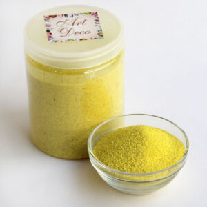 Dekorhomok 900g, sárga