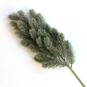 Karácsonyi műfenyőág deres, 61cm