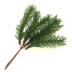 Fenyő ágacska betűző 6db 17 cm