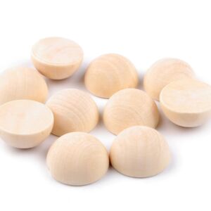 Fa félgolyó 2,5cm/12db