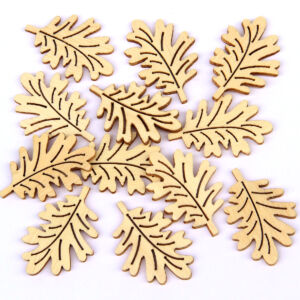 lézervágott fafigura levelek