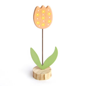 Talpas fatulipán, virágmintás szirmokkal 21,5cm