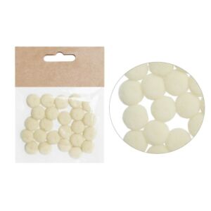 Pompon 15mm, 24db/cs KRÉM