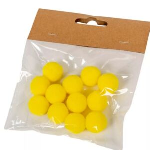 Pompon 2cm, 12db/cs SÁRGA