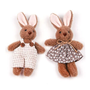 Lógatható plüss nyuszi pár 15cm