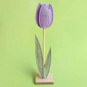 Filctulipán talpas, rózsaszín 30cm