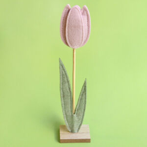 Filctulipán talpas, rózsaszín 30cm