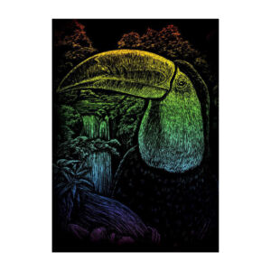 Mini karckép szivárványos - Tukán 13x18cm