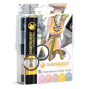 Chameleon Color Tops színkeverő kupak, 5 db – pasztell árnyalatok