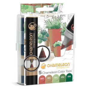 Chameleon Color Tops színkeverő kupak, 5 db – természet árnyalatok