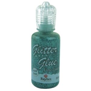 Csillámos ragasztó metallic, türkiz