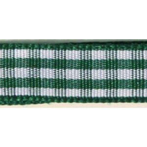 Kockás szalag 9,5mm, antikzöld