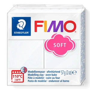 FIMO Soft süthető gyurma - Fehér