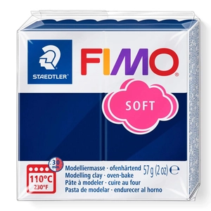 FIMO Soft süthető gyurma - Sötétkék