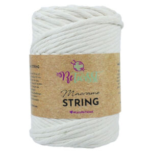 Makraméfonal 5mm fehér