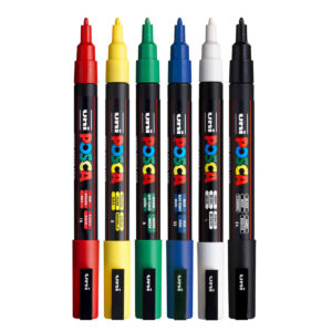 UNI POSCA filctoll készlet PC-3M Alapszínek