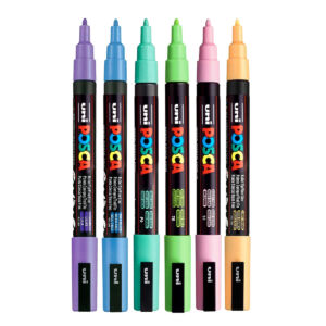 UNI POSCA filctollkészlet PC-3M Pasztell színek