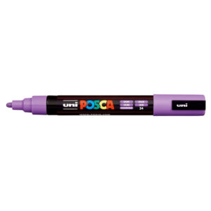 UNI POSCA PC-5M HALVÁNYLILA