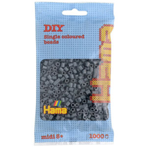 HAMA midi vasalható gyöngy, SÖTÉTSZÜRKE 1000db