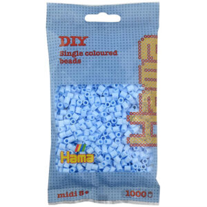 HAMA midi vasalható gyöngy, JÉGKÉK 1000db