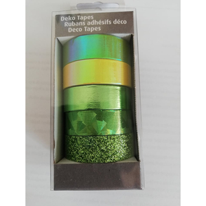 hologrammos, glitteres ragasztószalag zöld