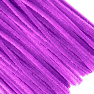Zsenília 6mm/30cm, 10db VILÁGOSLILA