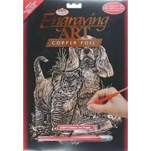 Karckép réz - Kutya és macska