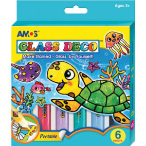 AMOS üvegmatrica-festék mintákkal (6x10,5ml)