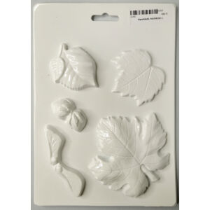 gipszkiöntő forma falevelek