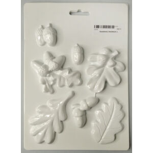 gipszkiöntő forma falevelek