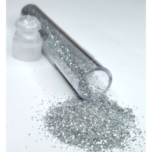 Ultrafinom glitterpor Ezüst