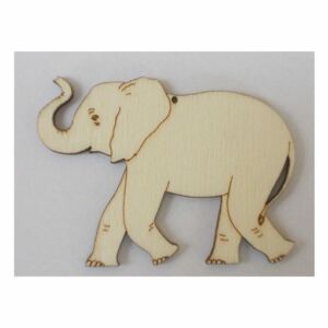 lézervágott elefánt