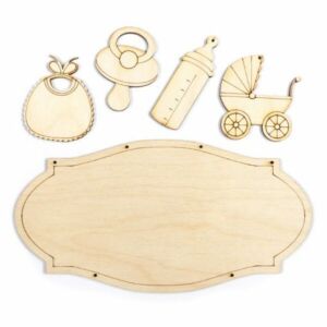 lézervágott fa babaváró