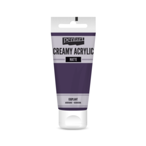 matt akrilfesték padlizsán