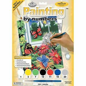 Számozott kifestő - Pillangók