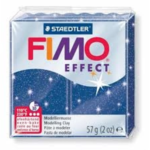 Fimo Effect süthető gyurma csillámos kék