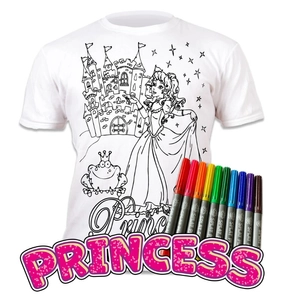 újraszínezhető póló, hercegnő
