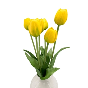 Szálas tulipán 35cm Sárga /db
