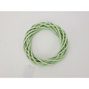 Vesszőkoszorú 20cm PASZTELL ZÖLD